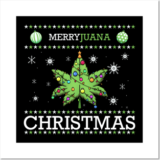 Merryjuana Christmas Posters and Art